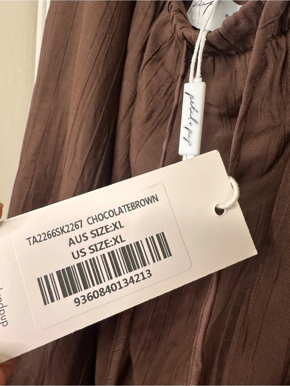 Petal & Pup Chocolate Brown Maxi Skirt